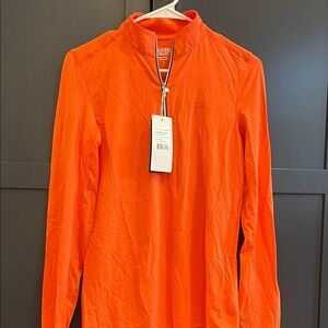Dover Saddlery Coral 1/4 Zip, NWT
